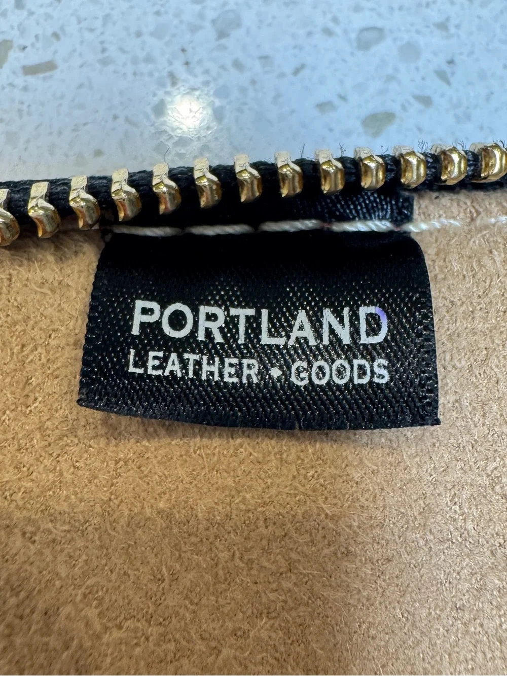 Portland Leather Goods - Brown Leather Laptop / IPad Zip Case